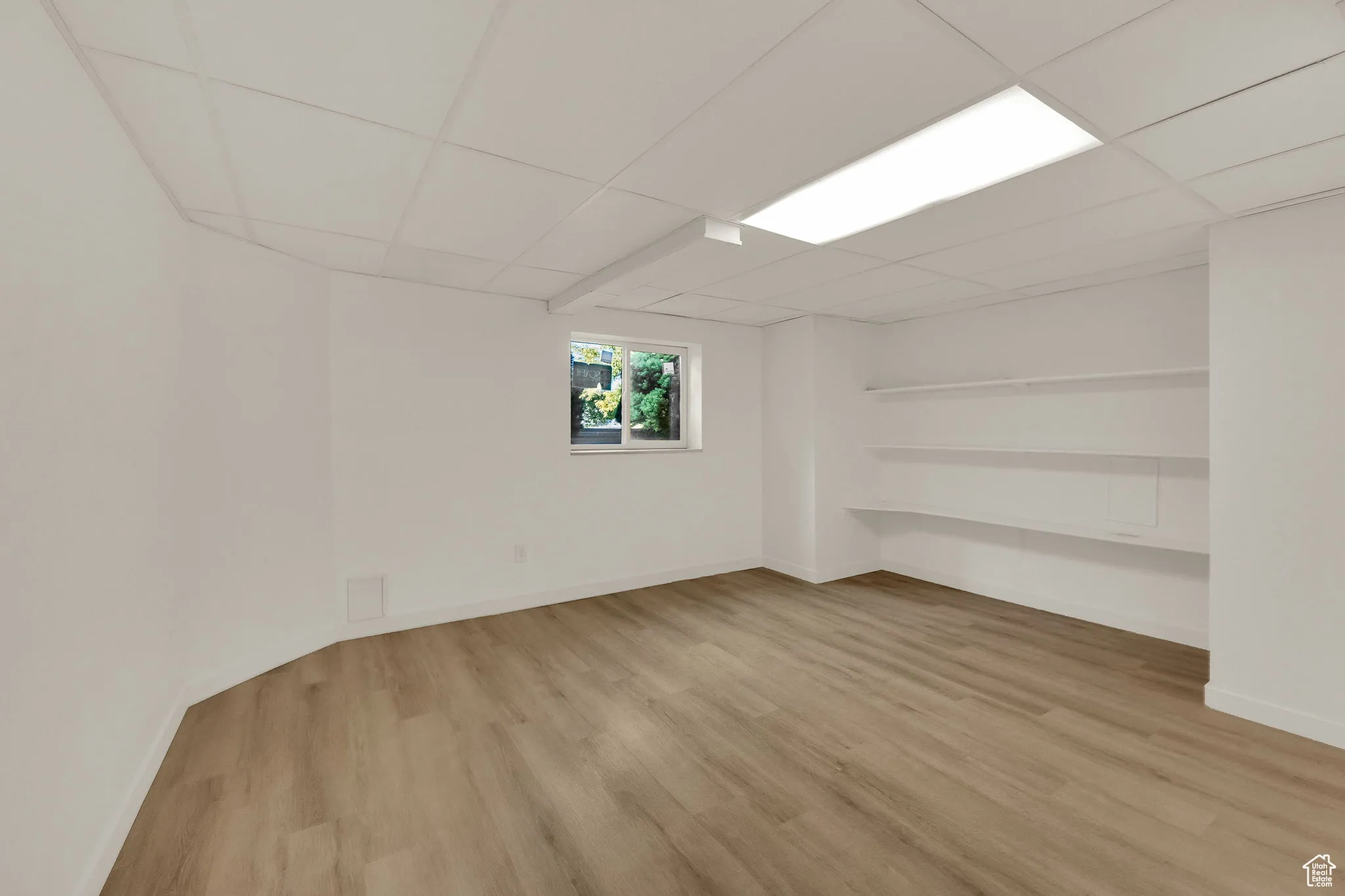 Basement living room.