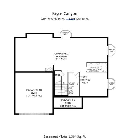 View of floor plan / room layout