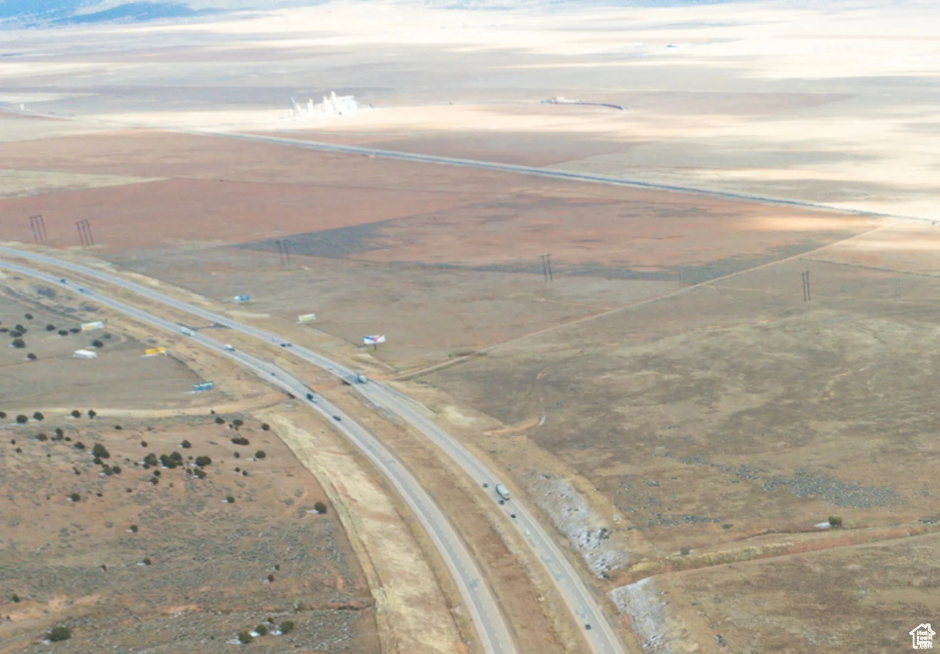 Aerial view of property's location featuring rural landscape