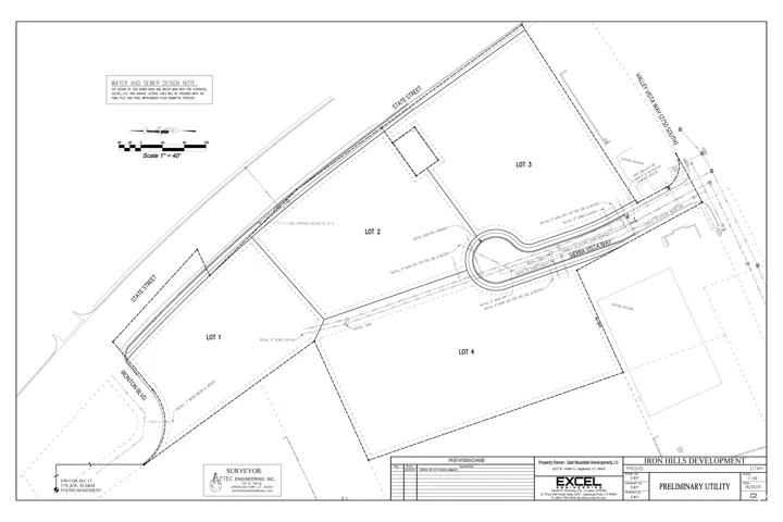 Map of parcels