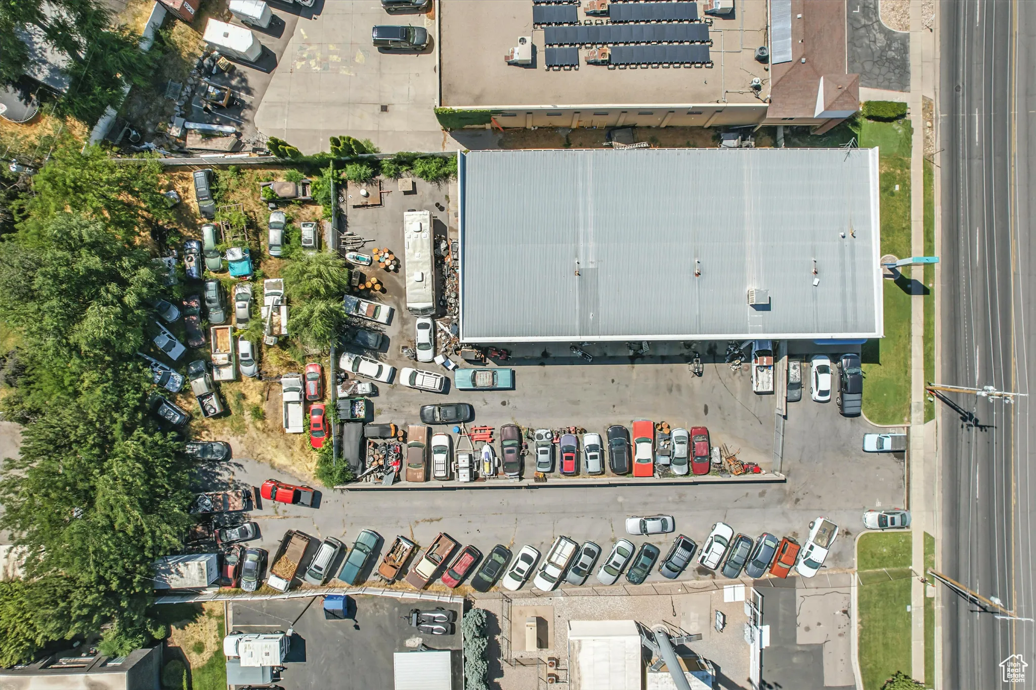 Aerial view of property's location
