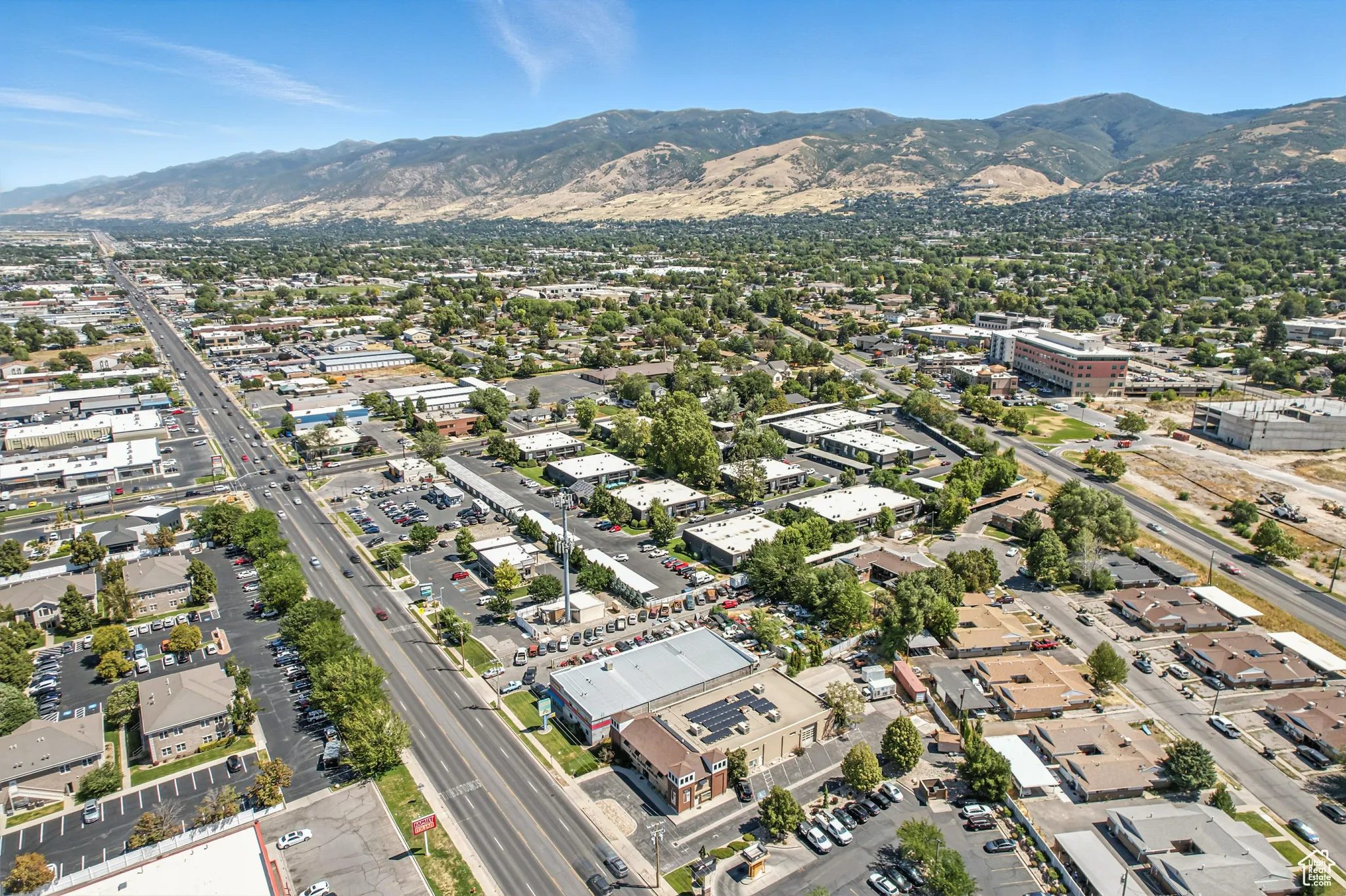 Aerial view of mountains