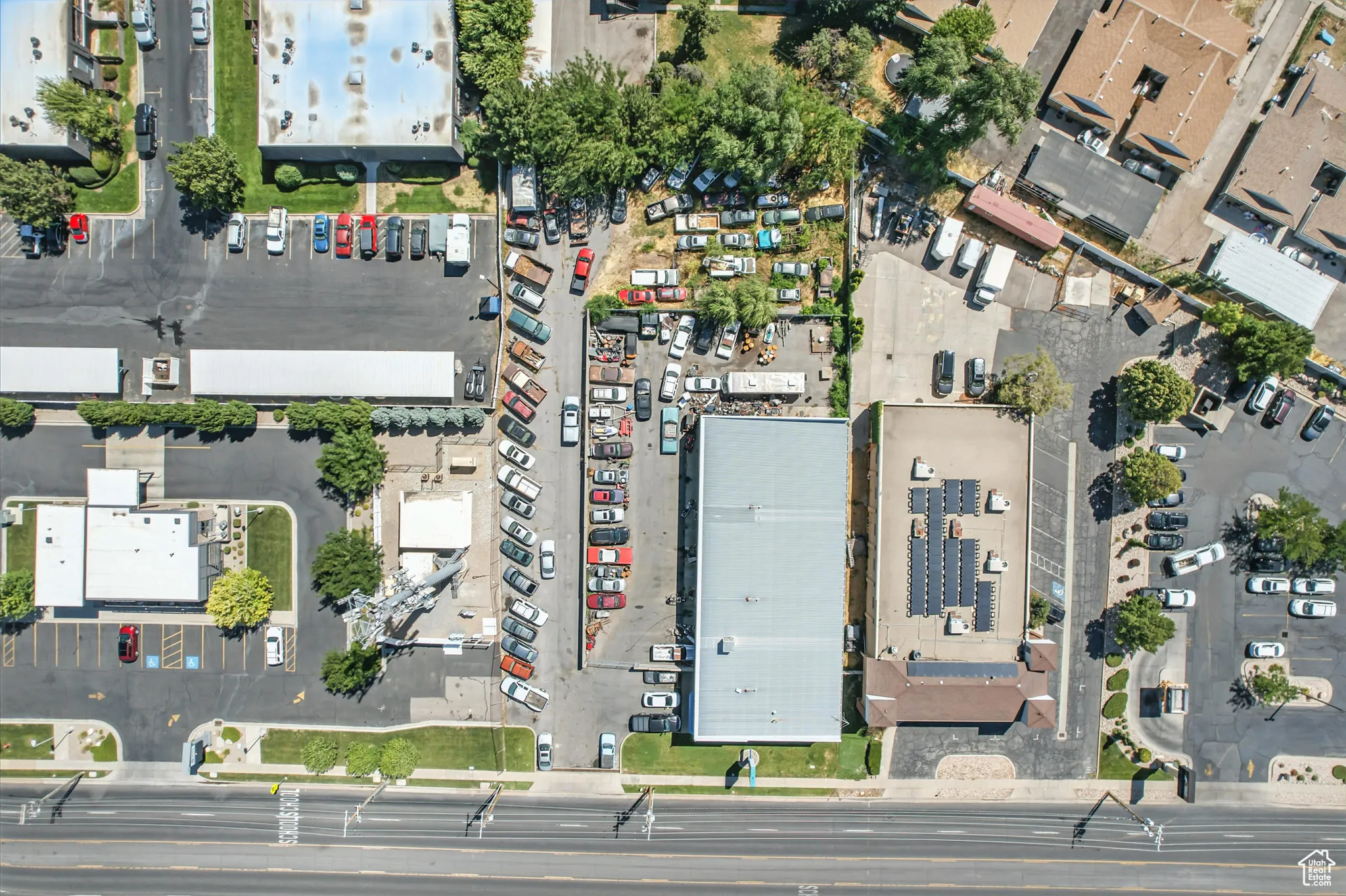 Aerial overview of property's location