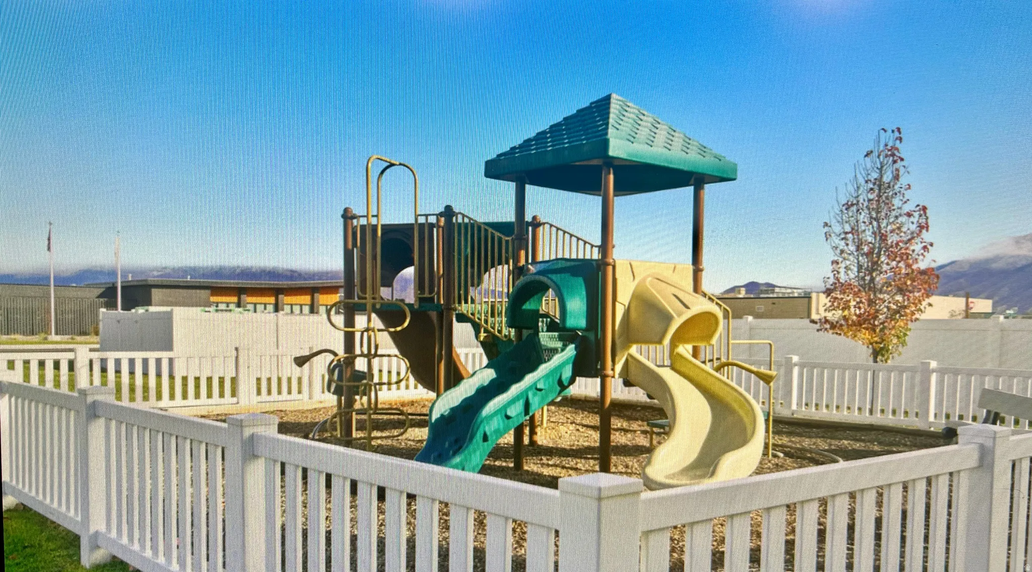 View of community playground