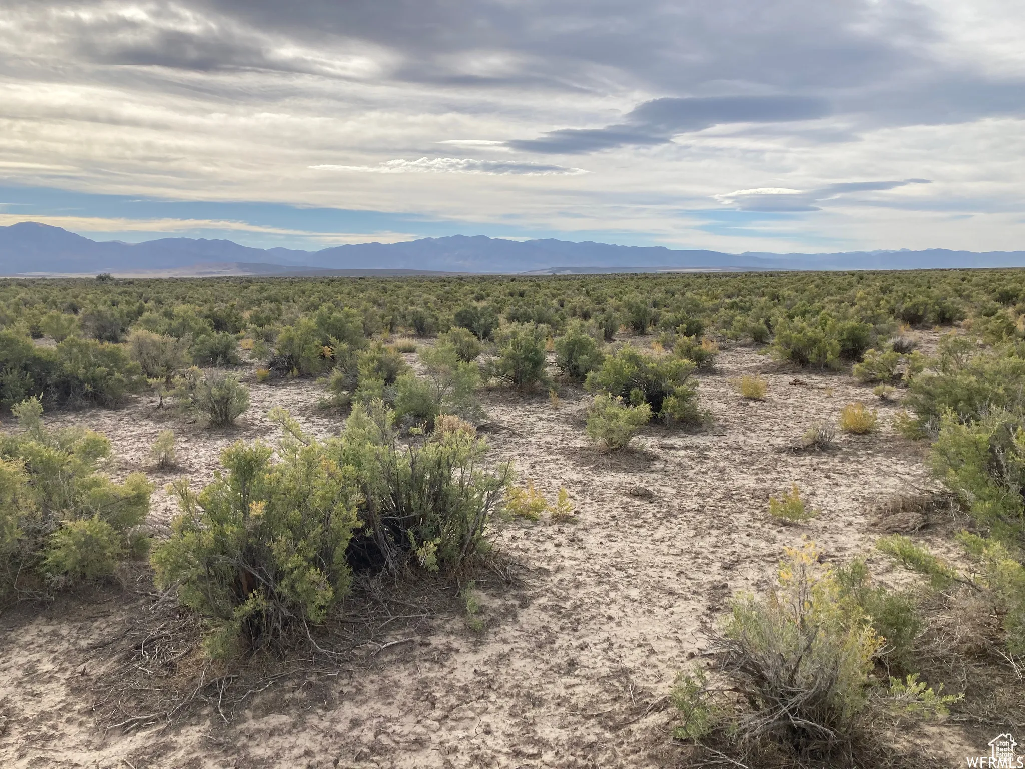 Mountain view featuring a desert landscape