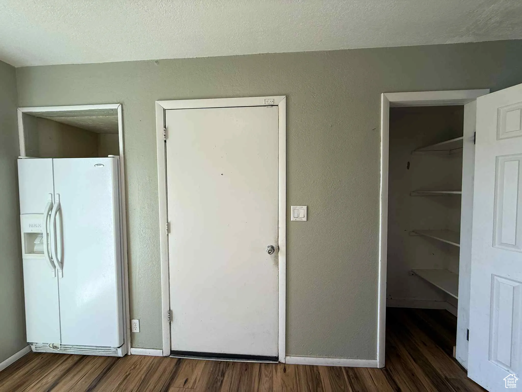 Kitchen pantry door open