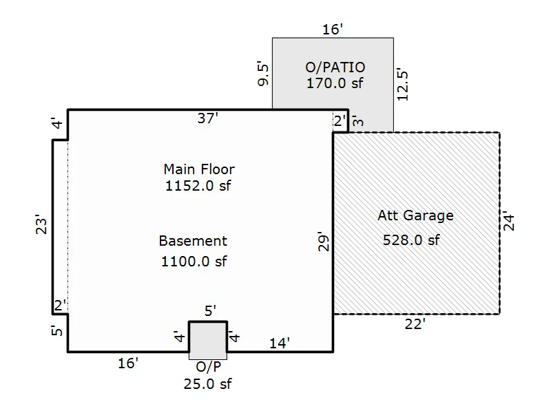 View of home floor plan