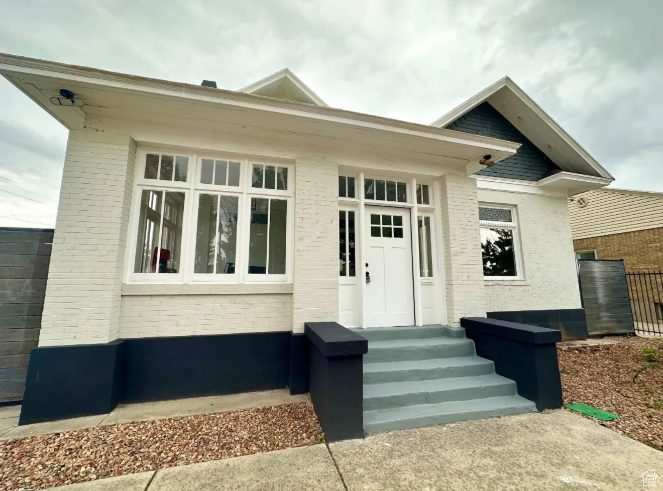 View of front facade with brick siding