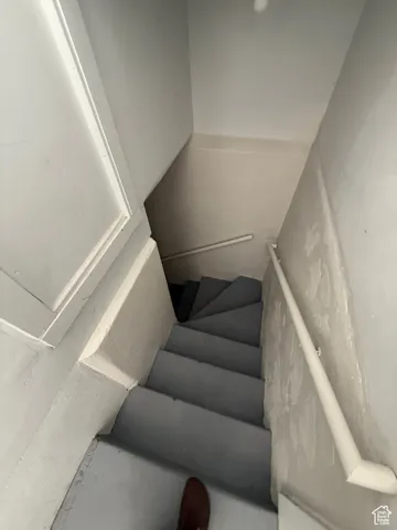 View of stairway