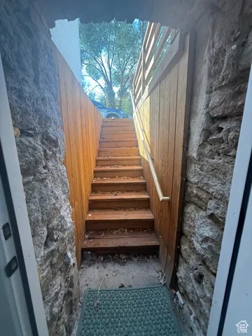 View of stairs