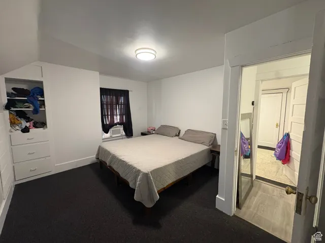 Bedroom with baseboards