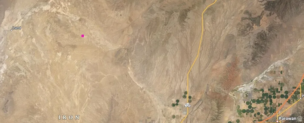 Aerial view of property's location