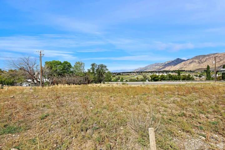 View of yard featuring a view of rural / pastoral area and a mountain view