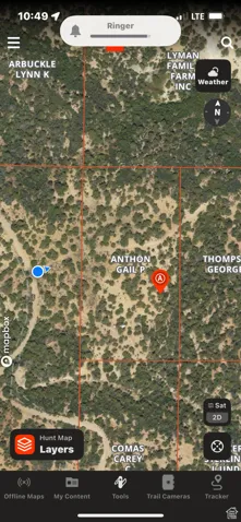 Aerial overview of property's location