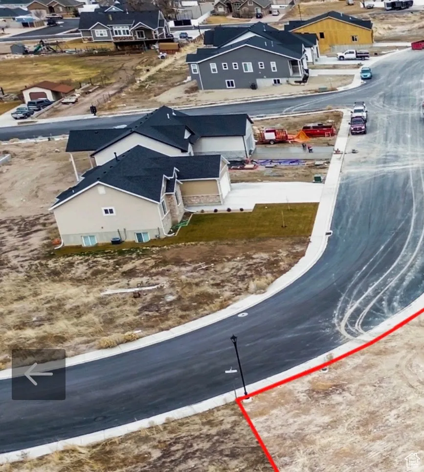 Open lot next to house