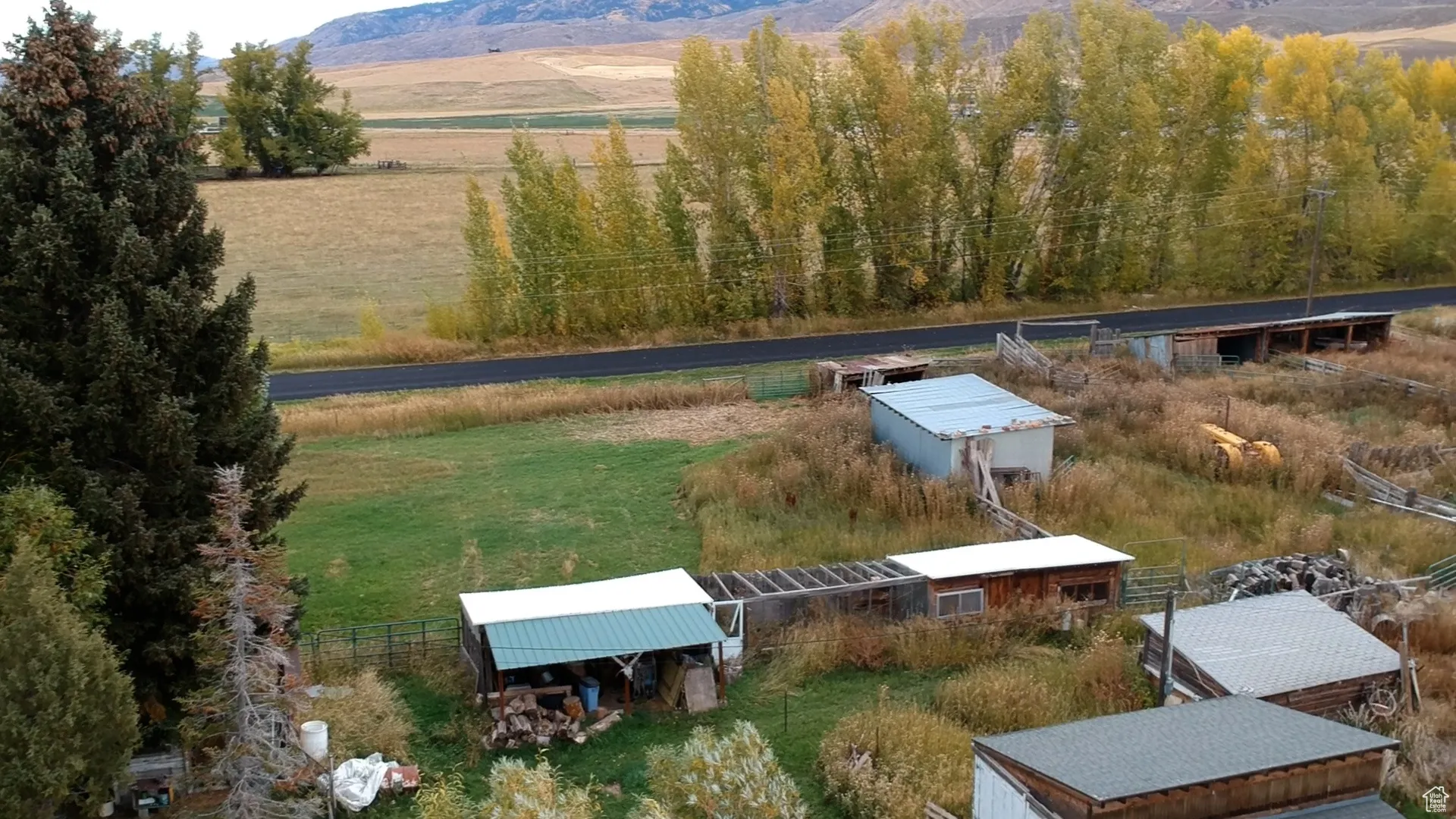 View of rural area featuring a mountain backdrop