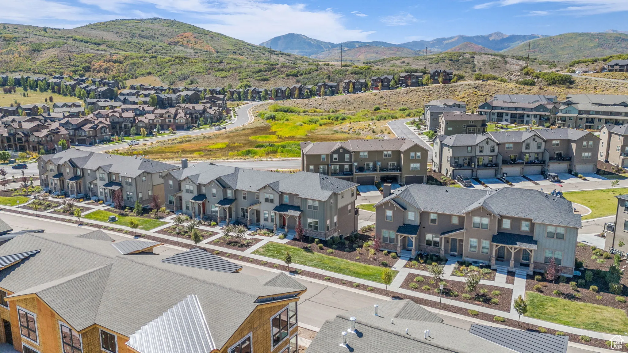 Mountain view of Park City Ski resort in the back