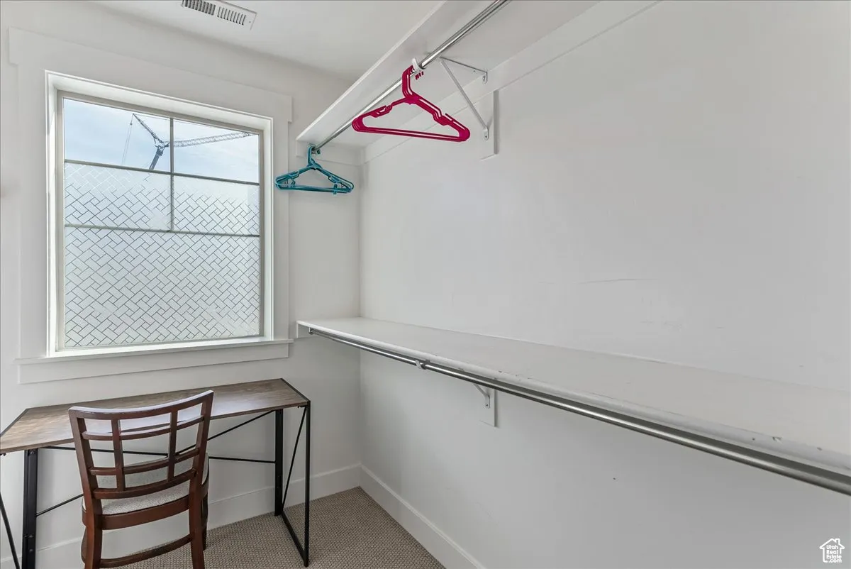 Primary walk in closet