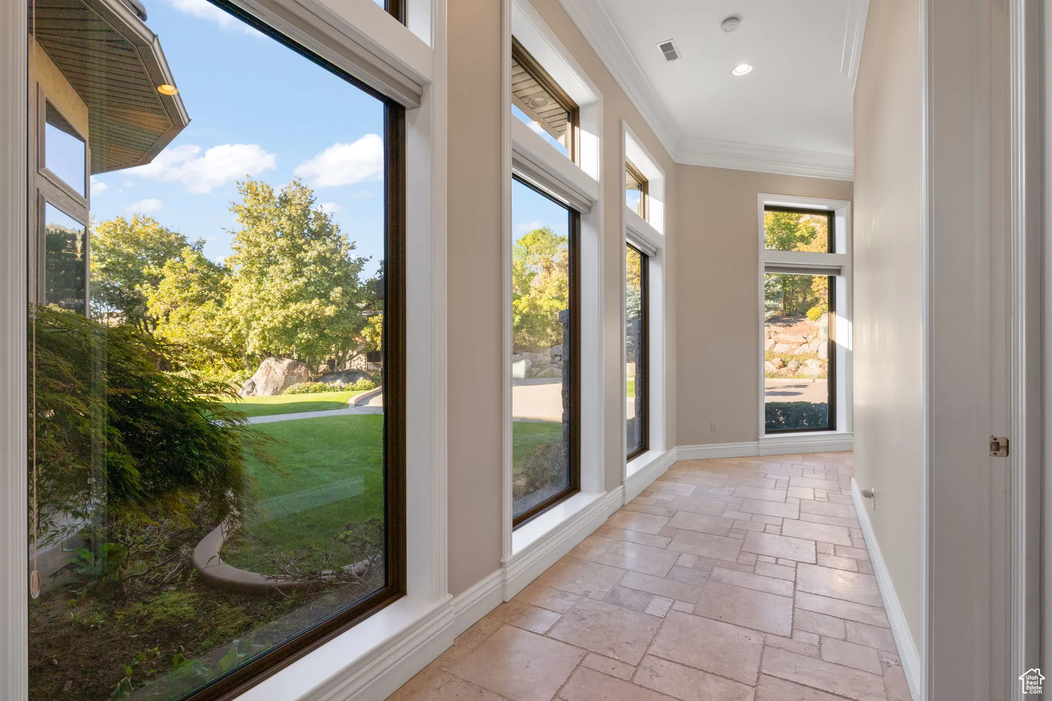 Hallway from great room to mudroom and garage