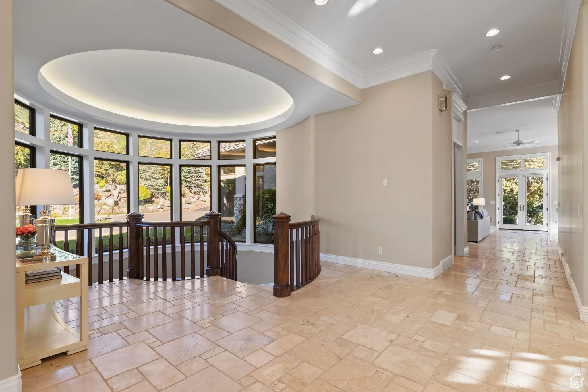 Hallway looking towards great room and kitchen