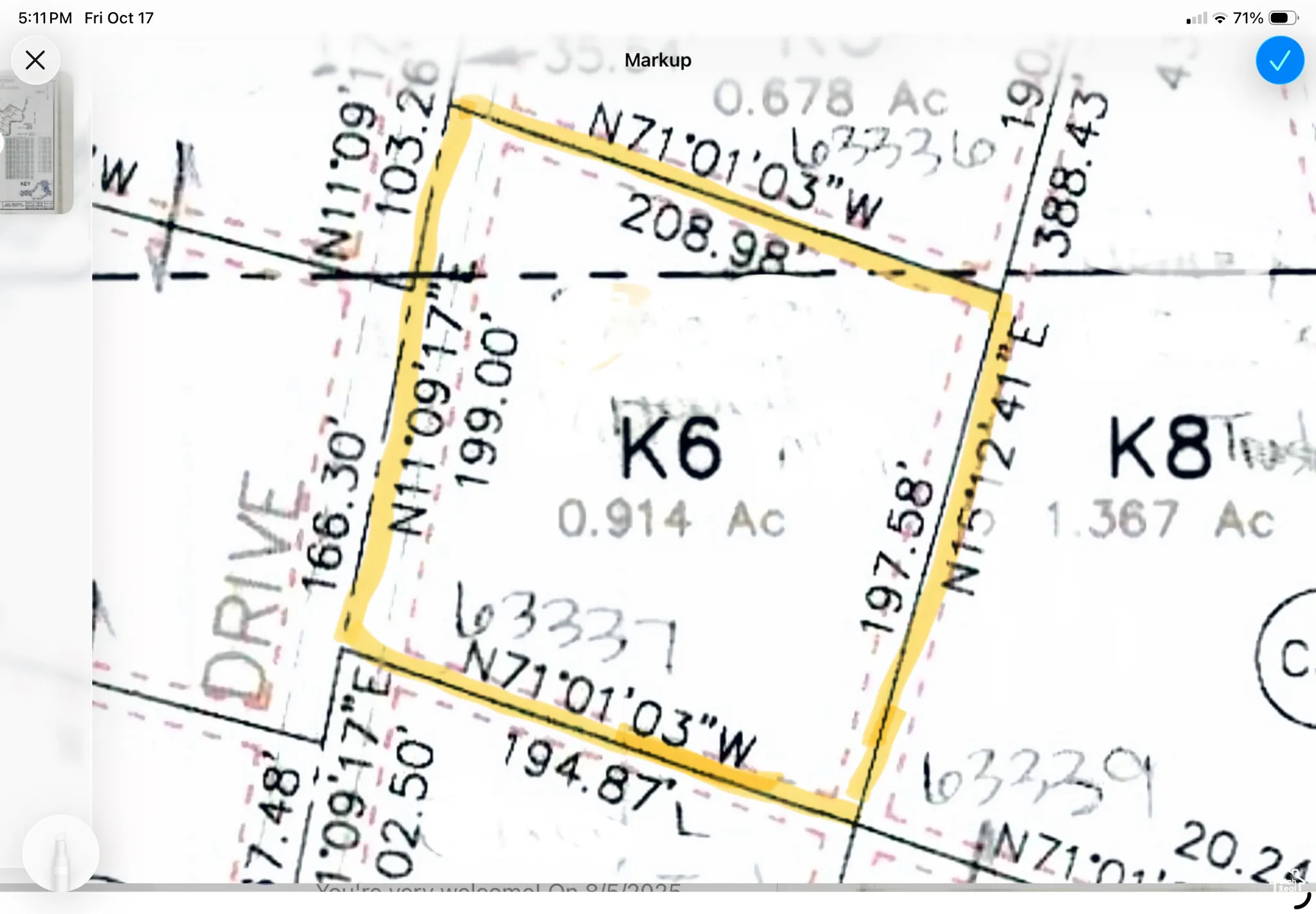 Map / location of property area