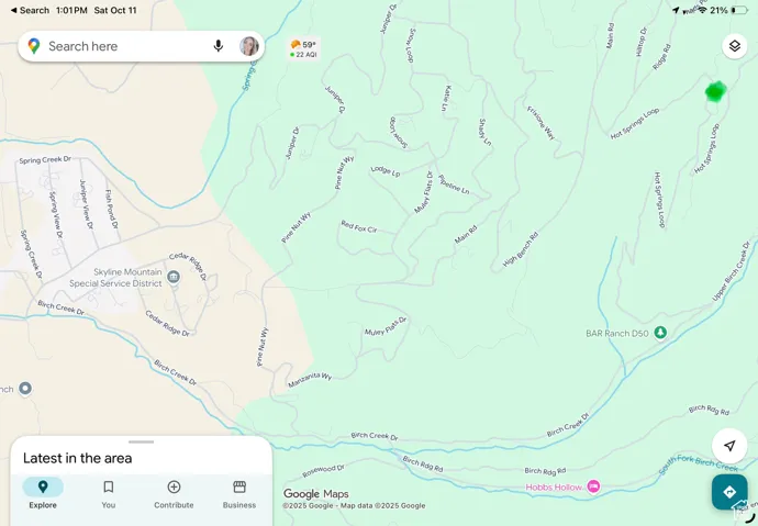 Map / location