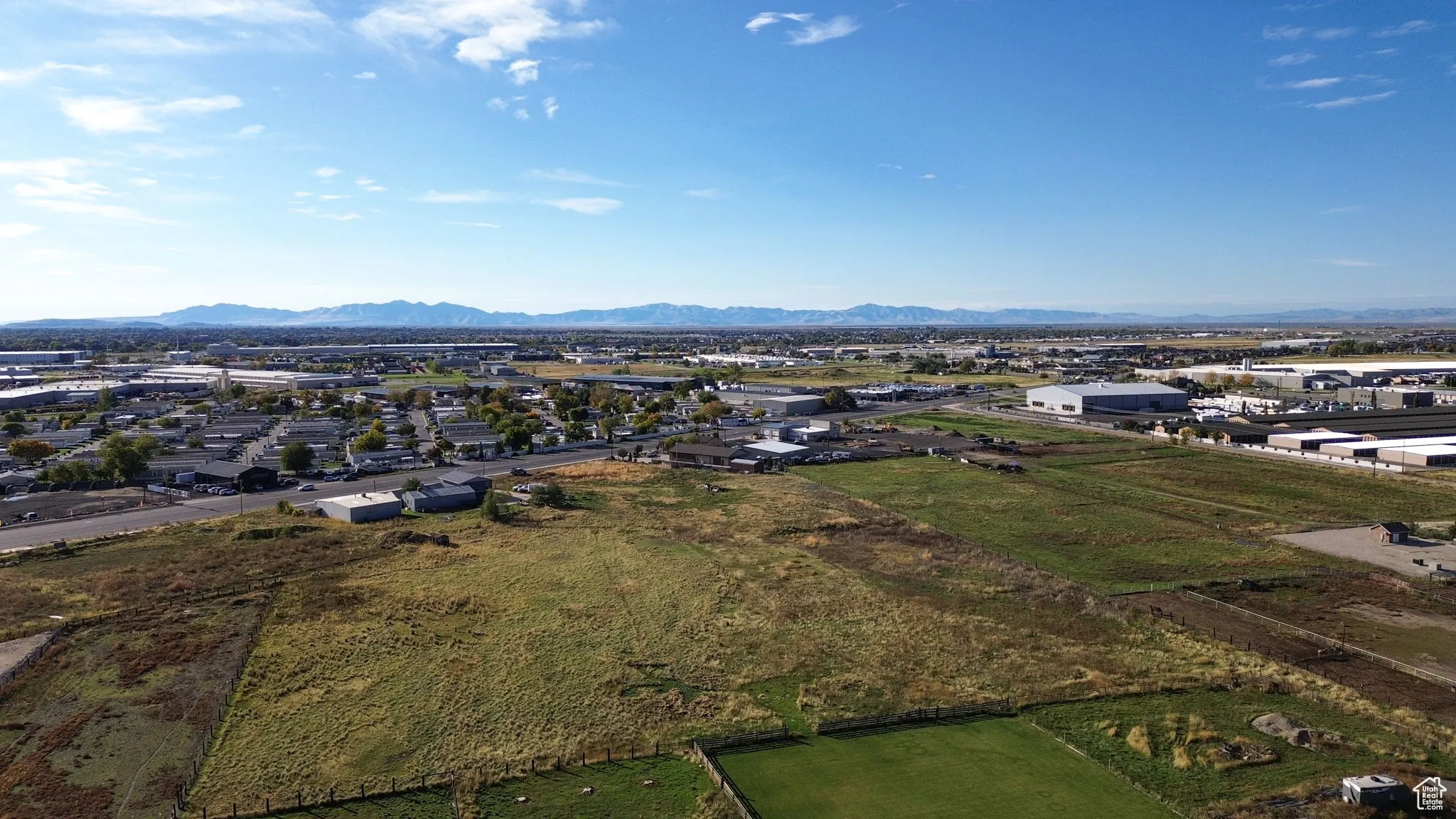 Bird's eye view of mountains