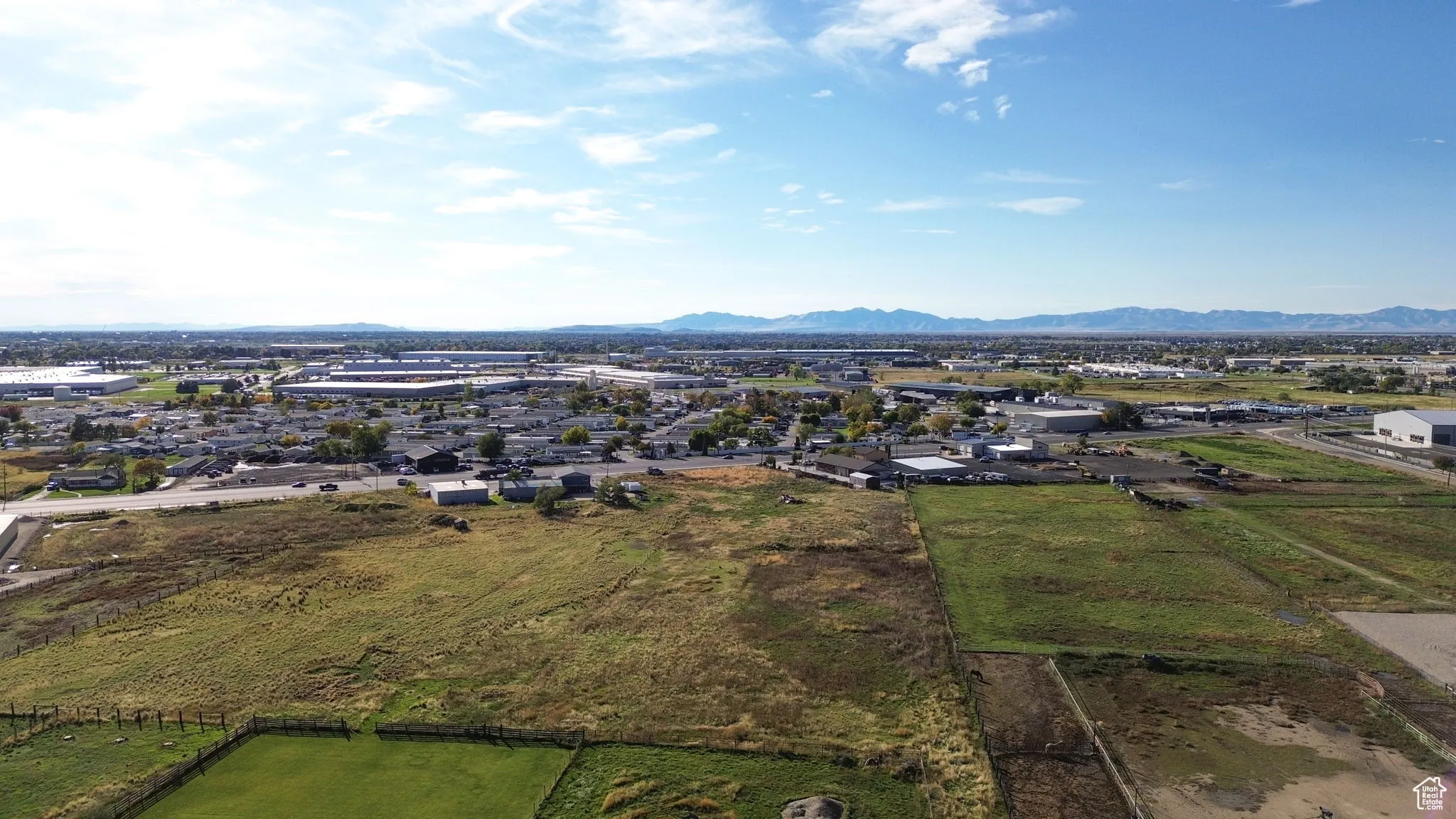 Bird's eye view of mountains