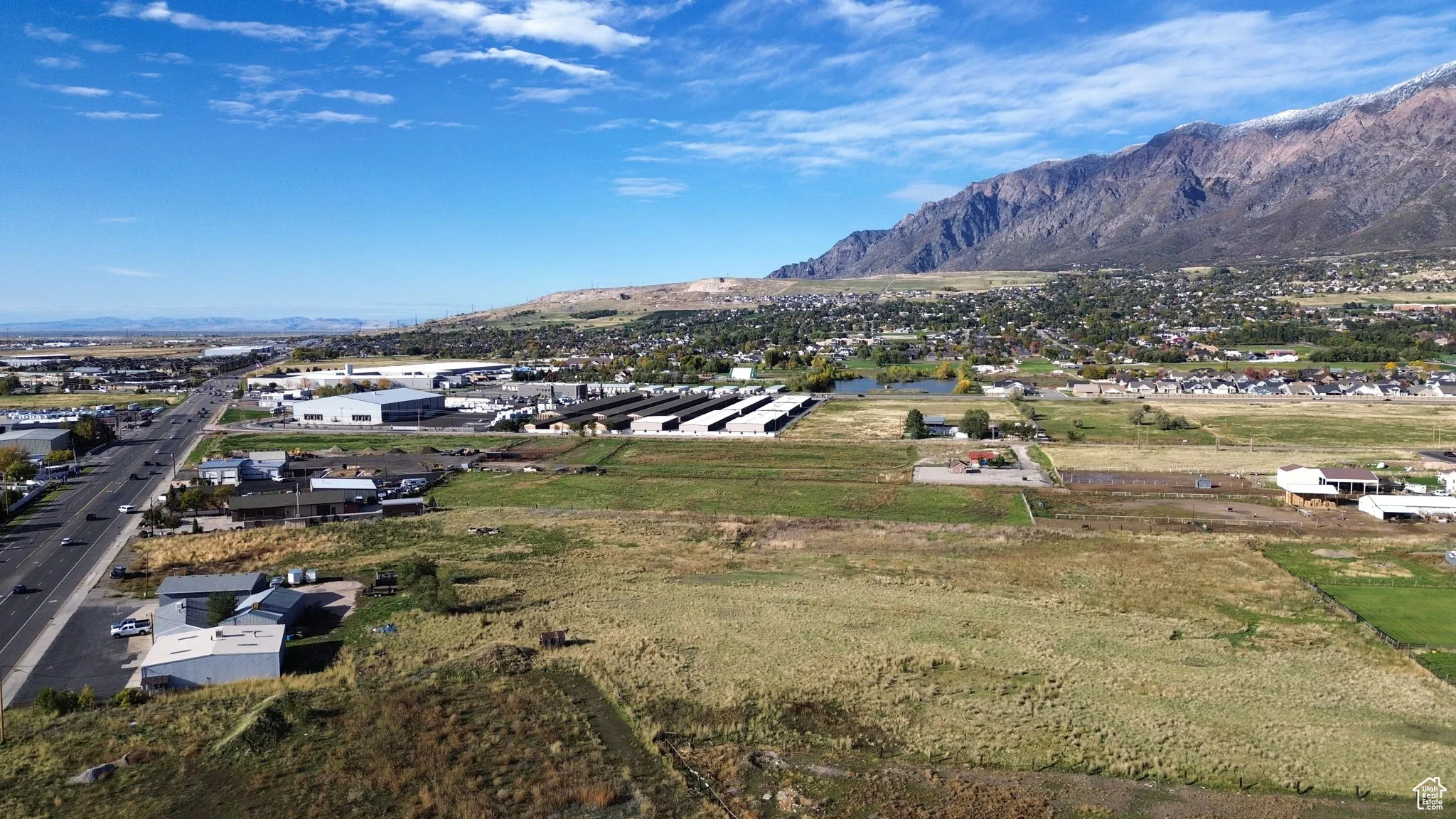 Bird's eye view of mountains