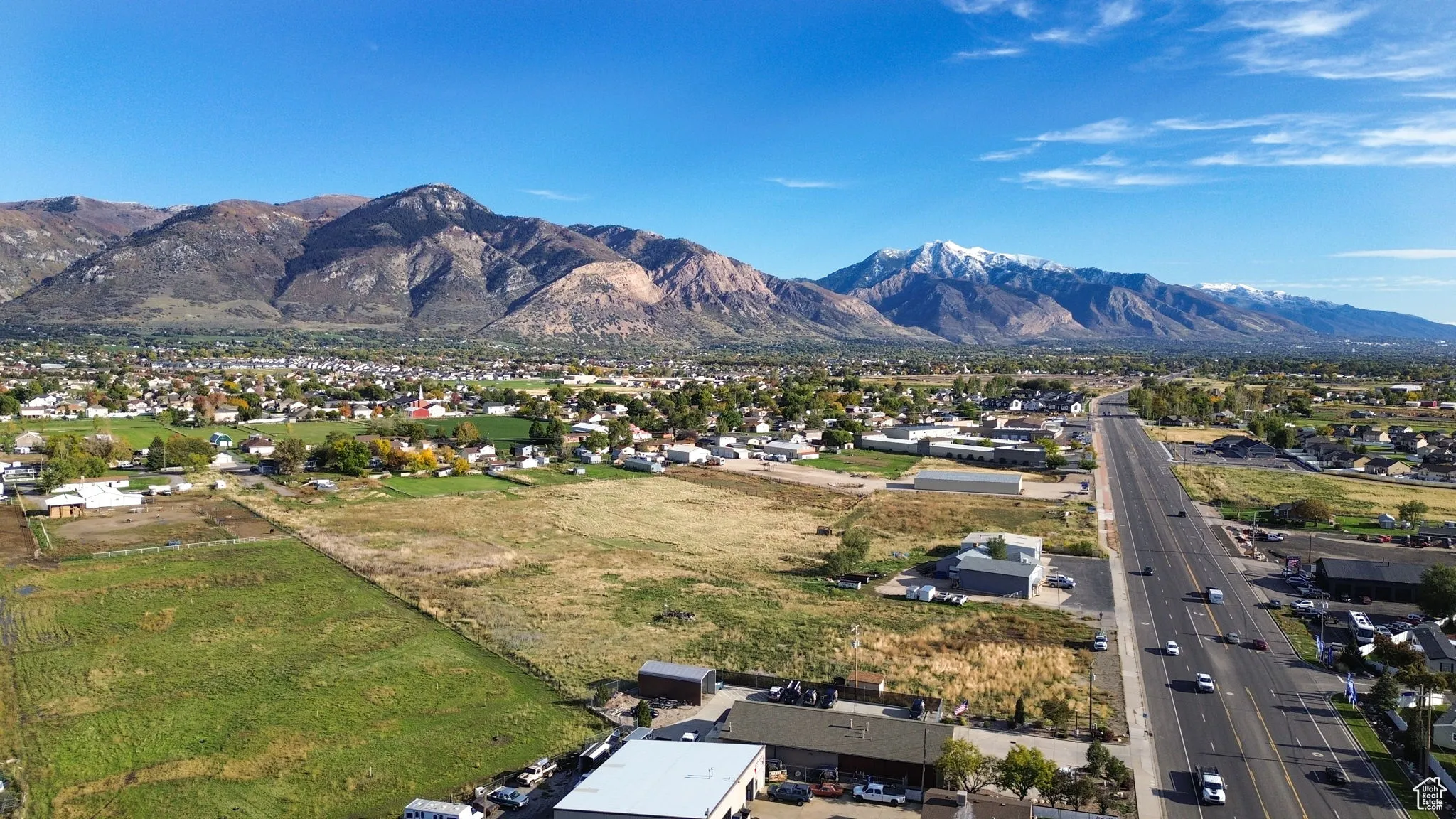 View of mountain background