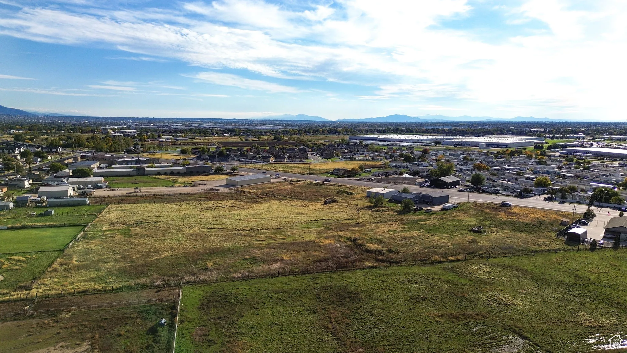 Drone / aerial view of mountains