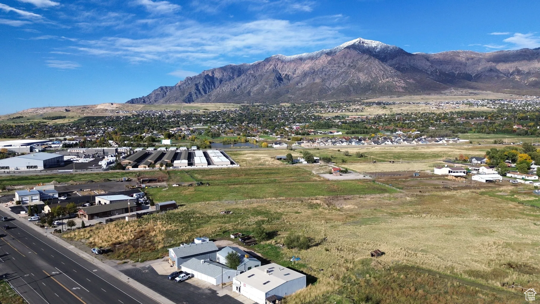 View of mountain background