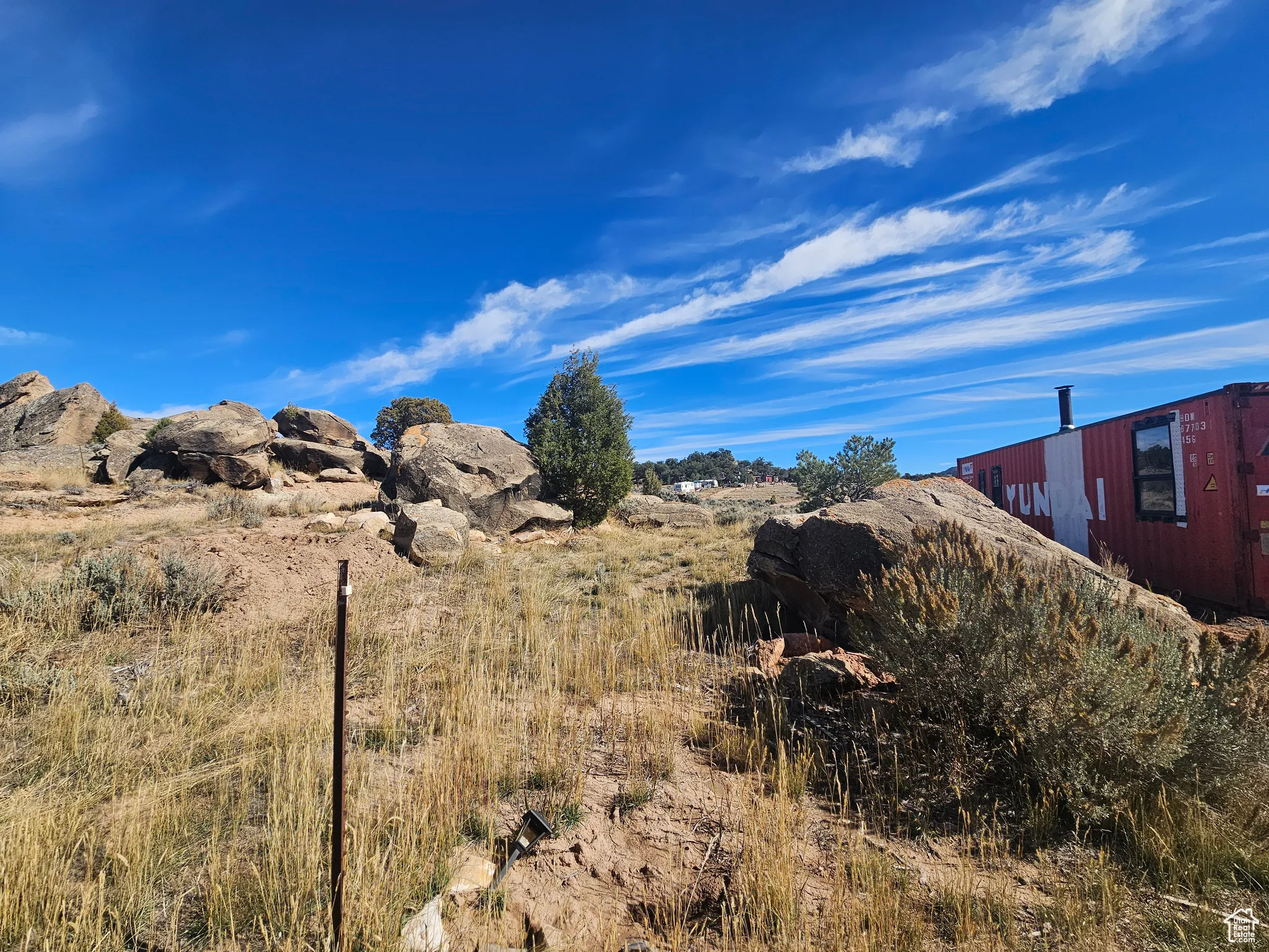 Beautiful property views with boulders!