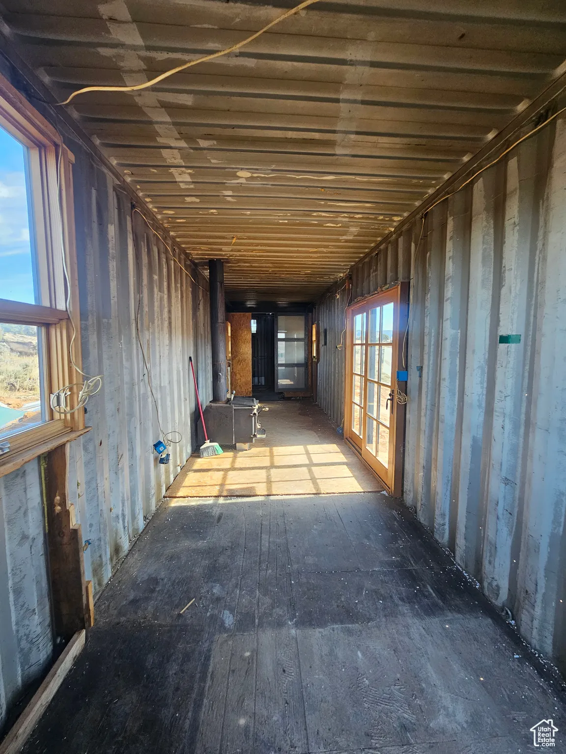 Interior of Storage Container