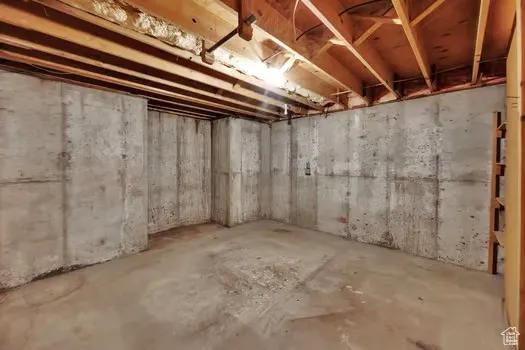 Tons of storage in basement, extra unfinished space could be used for a theater, office, craft room or recording studio!