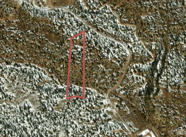 Aerial view of property's location