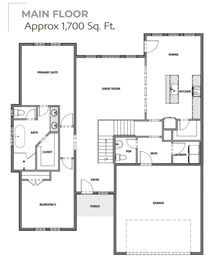 View of floor plan / room layout