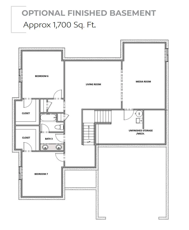 View of home floor plan