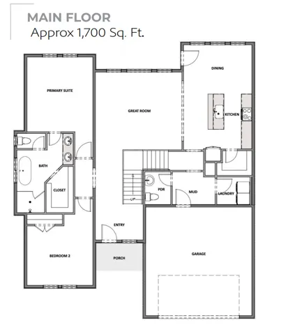 View of floor plan / room layout