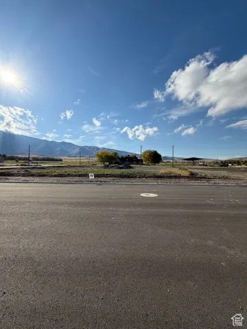 View of the lot from across the street