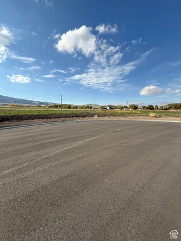 View of the lot from across the street