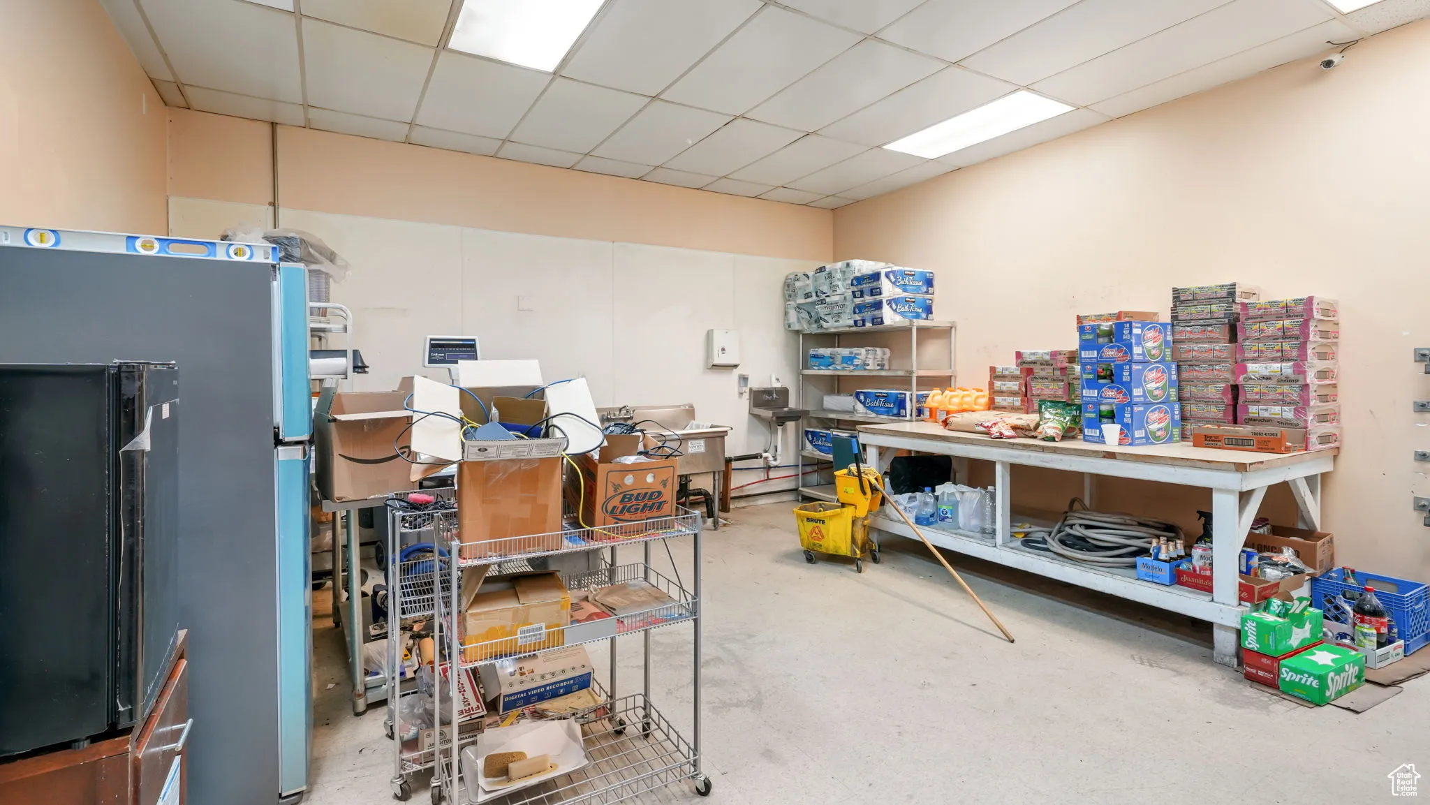 View of storage room