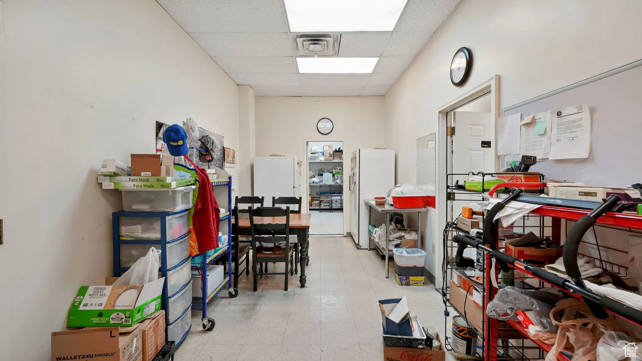 View of storage area