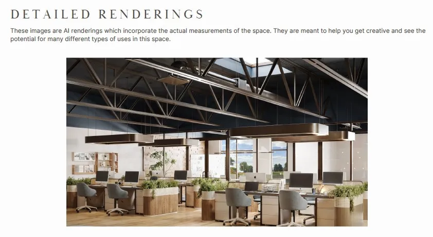 Building lobby with vaulted ceiling