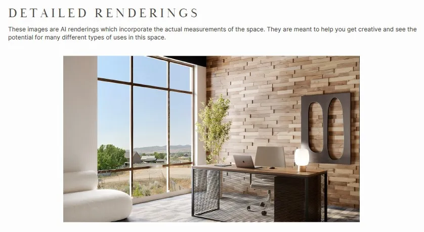 View of office space