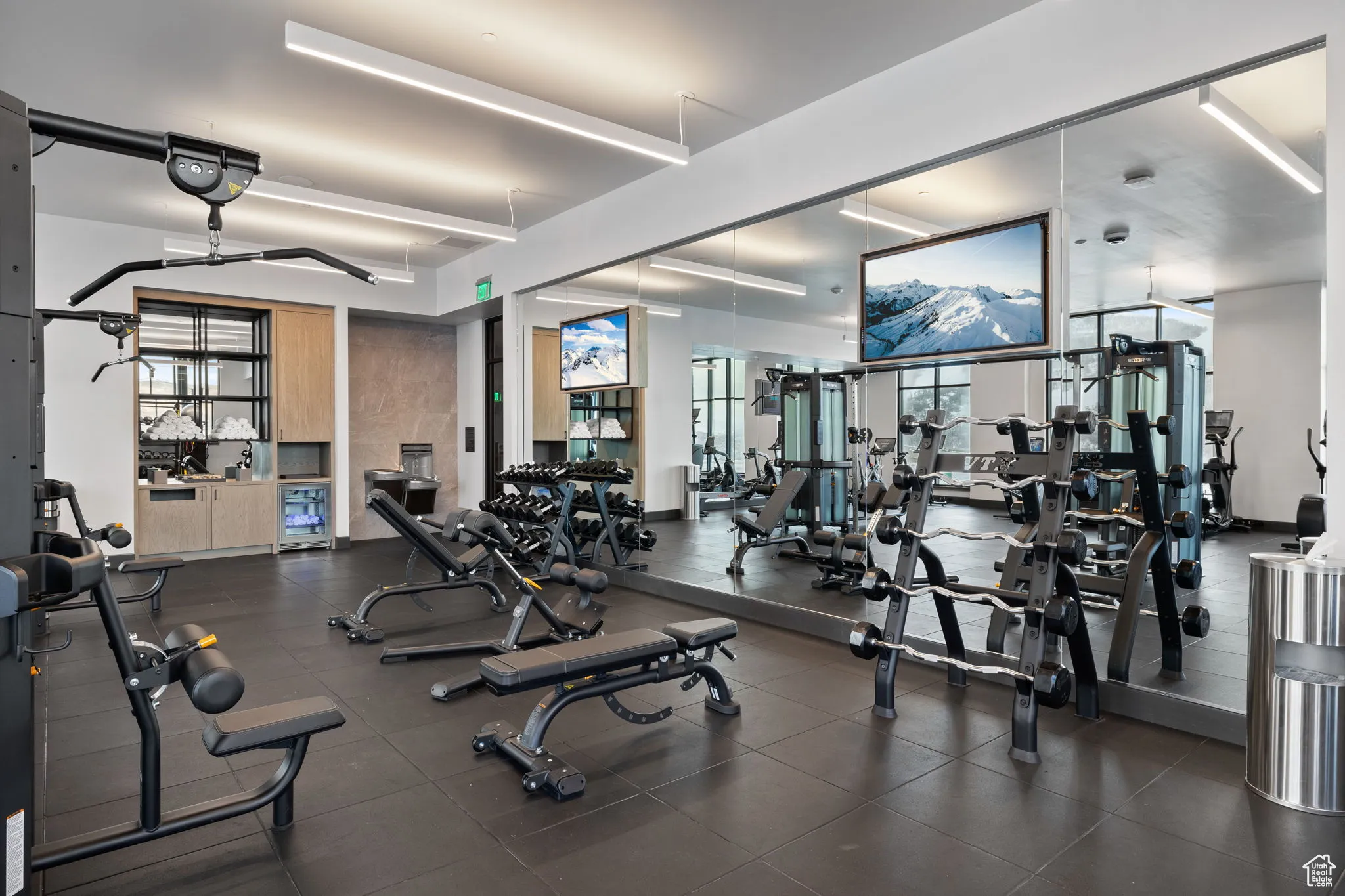 View of workout area