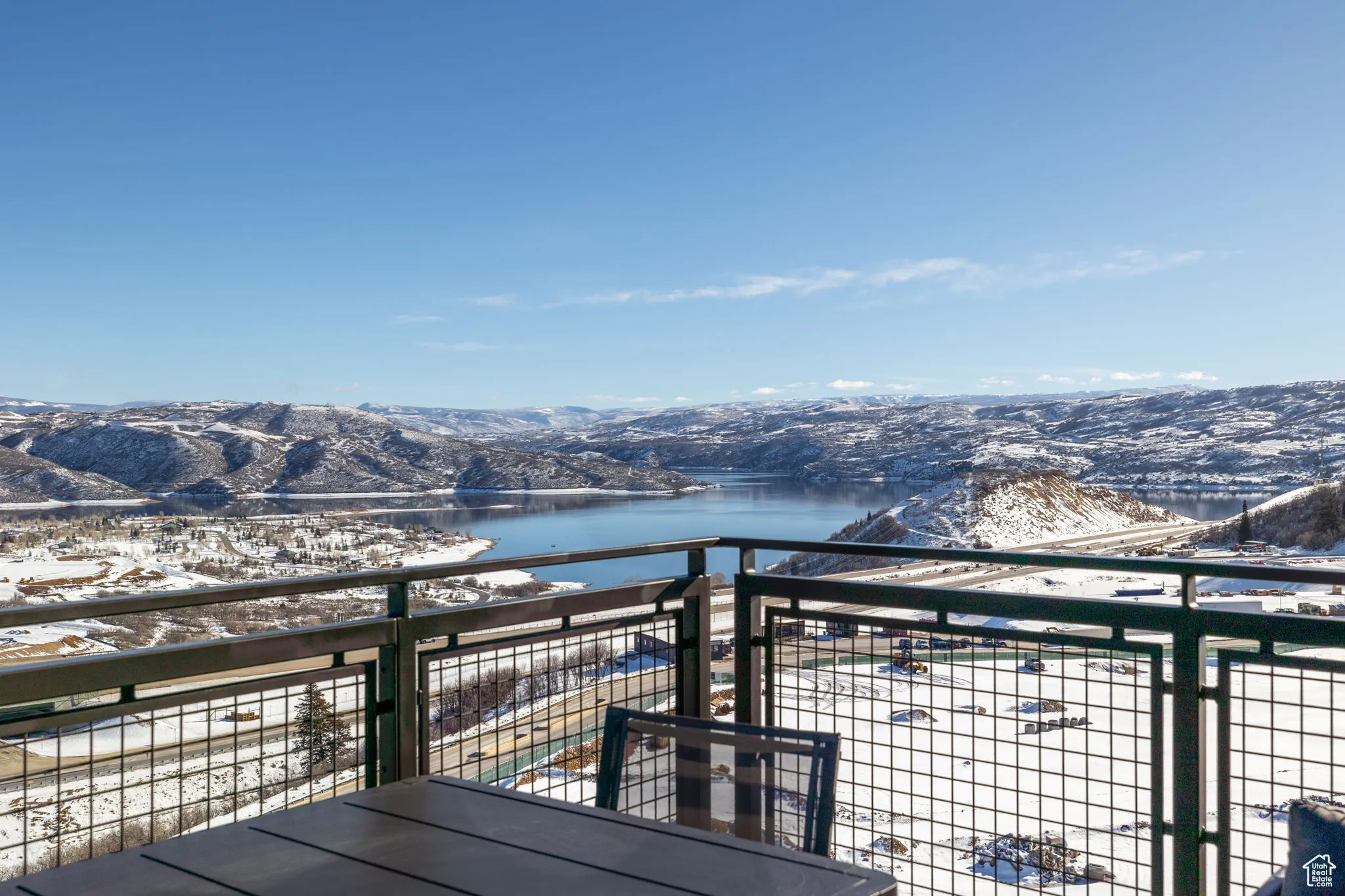 Private balcony with views