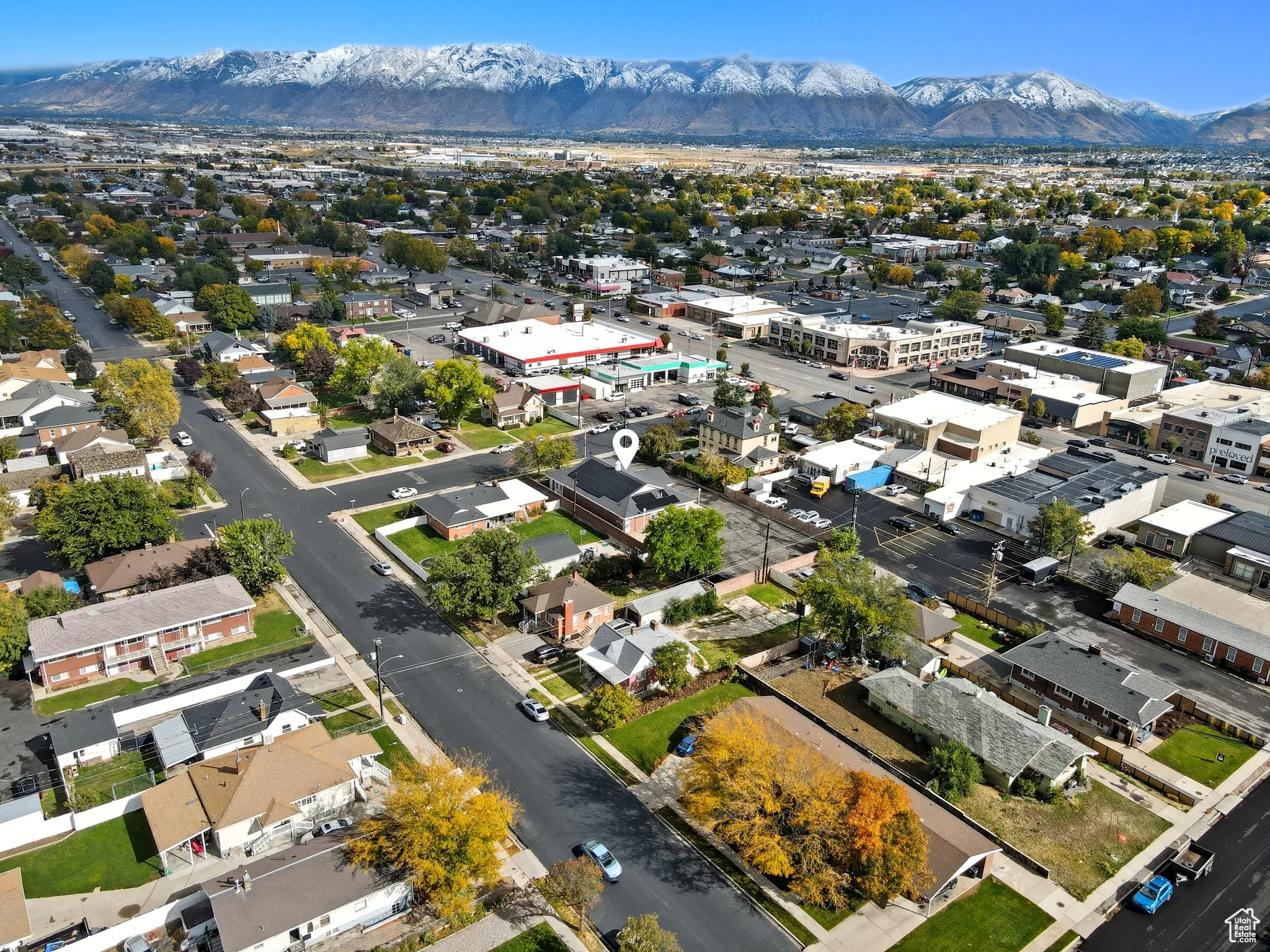 Aerial view of mountains
