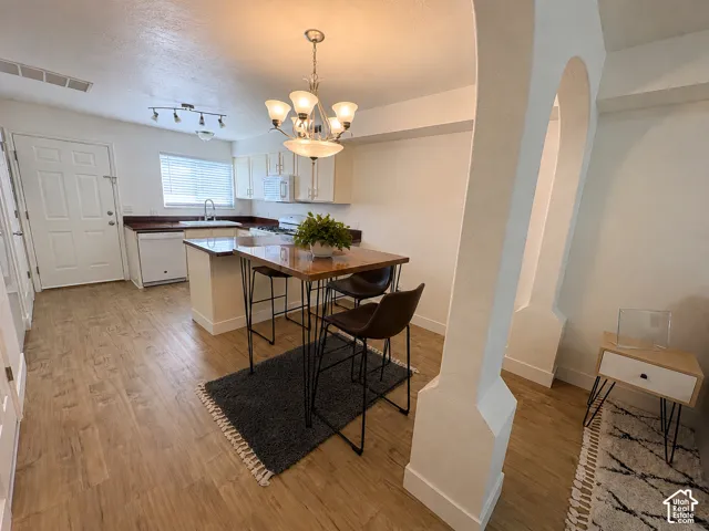 Kitchen and dining area