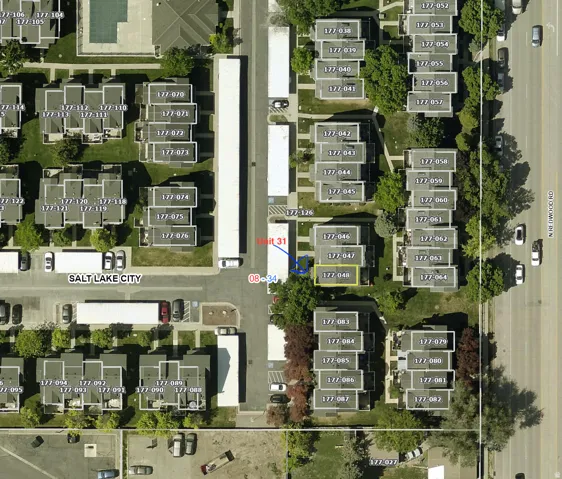Aerial Map. Displaying the property/unit location.